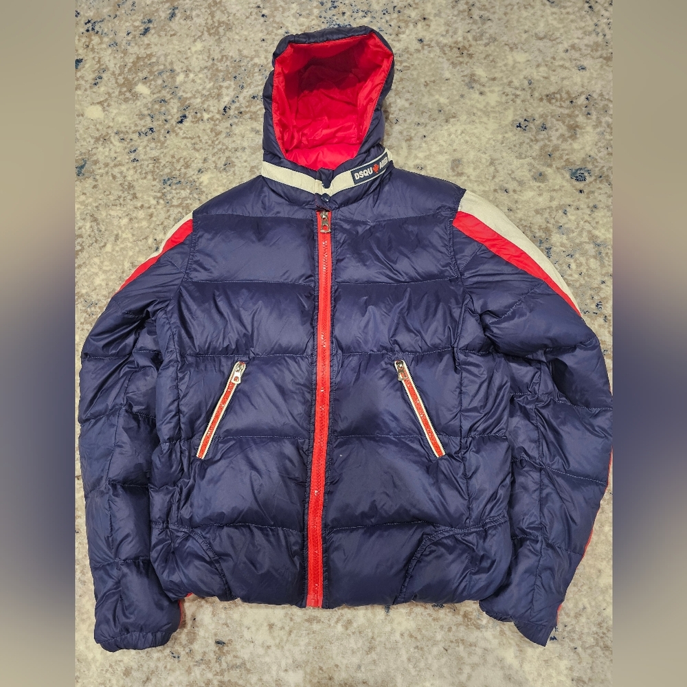 Dsquared2 Mens Puffer Jacket Size US Medium Made in Italy 🇮🇹